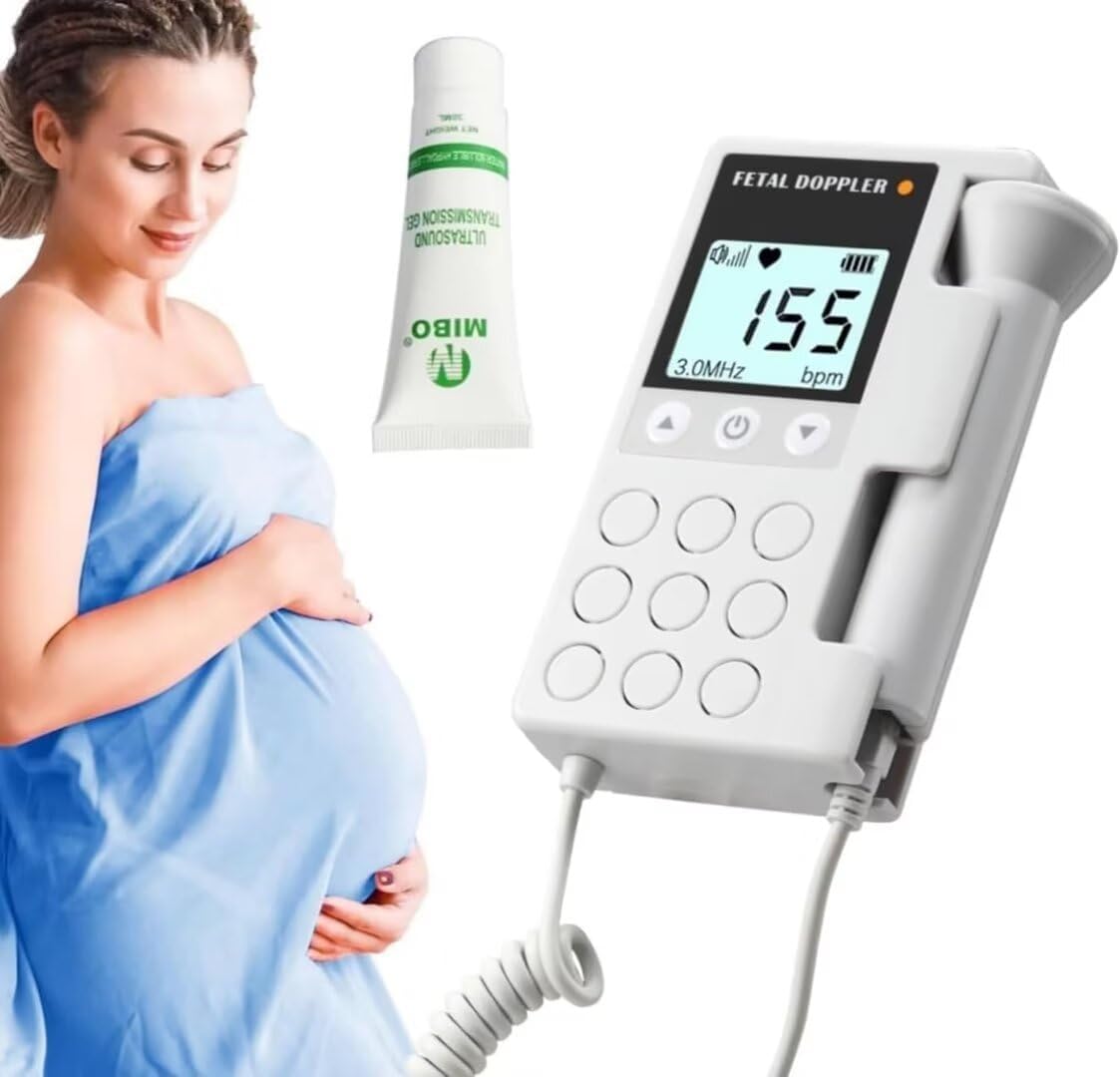 Madiou Fetal Heartbeat Doppler Monitor for Easy Home Use