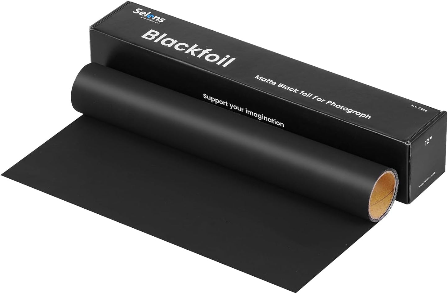 Selens Matte Cinefoil 12in x 25ft Roll for Light Control