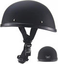Motorcycle Half Helmet Retro Open Face DOT Approved - Classic Look