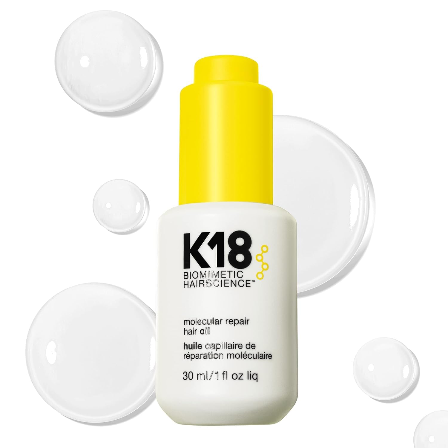 K18 Molecular Repair Hair Oil for Stronger, Healthier Hair