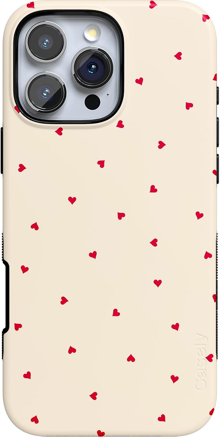 Casely iPhone 16 Pro Case | Be Mine | Tiny Hearts Design