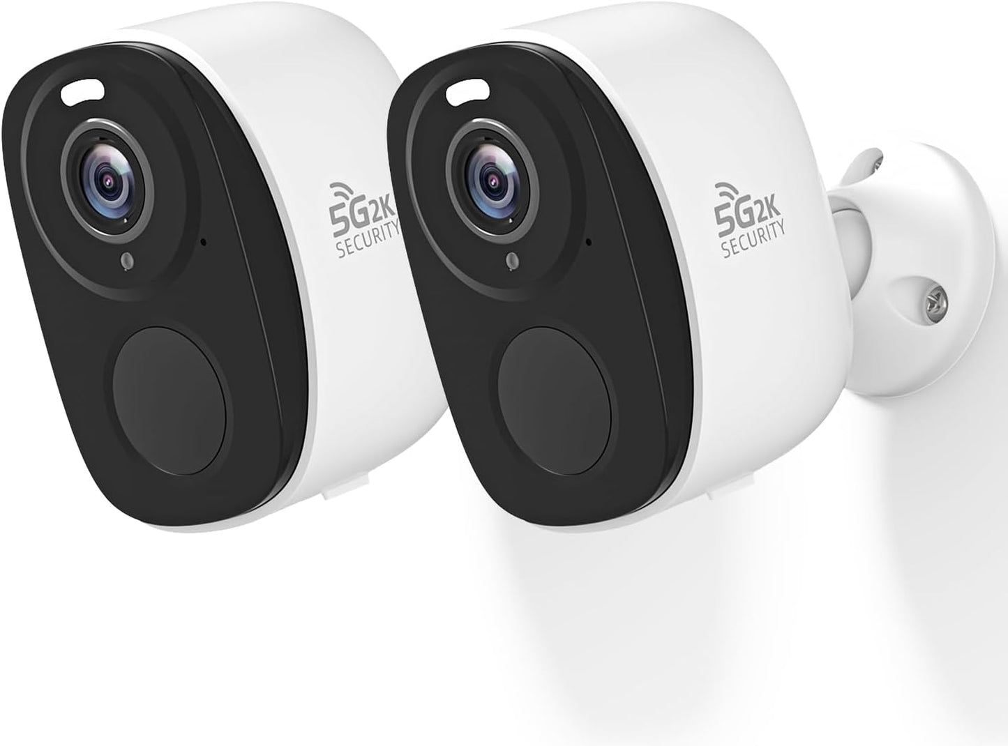 Rraycom 2Pack Wireless Security Cameras with AI Motion Detection