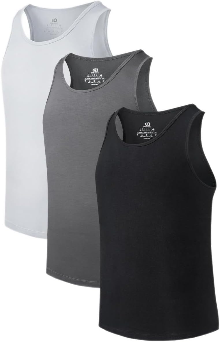 Bamboo Rayon Men's Tank Top Undershirts for Ultimate Comfort