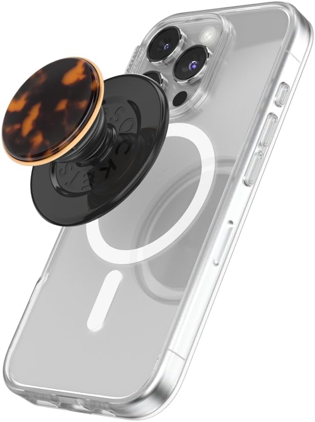 PopSockets Phone Grip for MagSafe with Kickstand - Tortoise Style