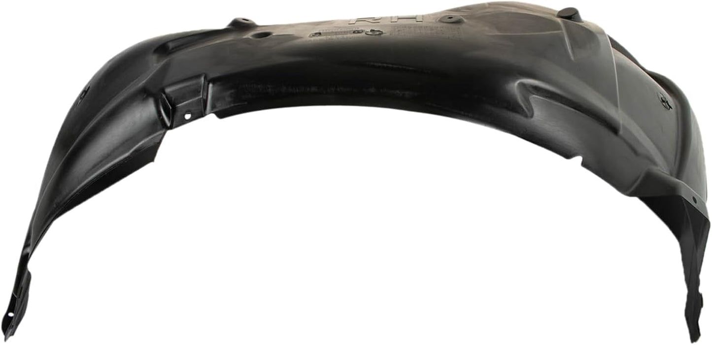TRQ Front Right Inner Fender Liner for 2015-2017 Ford Mustang