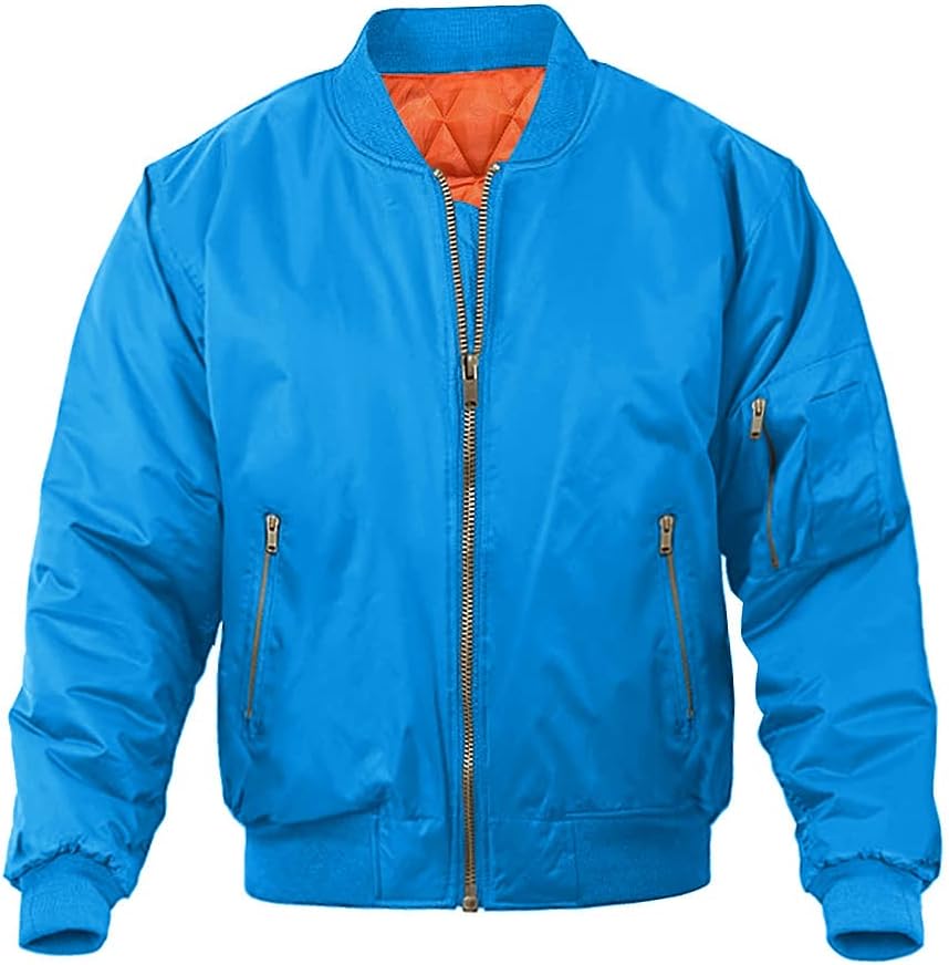 MAGNIVIT Men's Bomber Jacket for Stylish Fall and Winter Wear