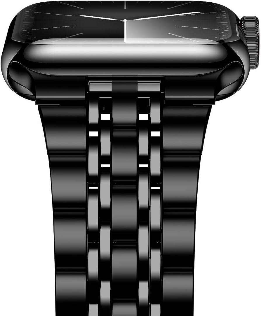 iiteeology Luxury Stainless Steel Link Bracelet - Apple Watch Compatible