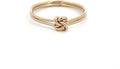 Double Love Knot Ring 14k Yellow Gold Filled - Handmade Keepsake