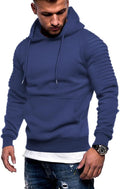 Mens Athletic Hoodie Pullover with Pocket - Slim Fit Casual Style