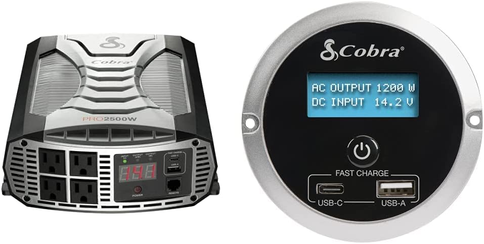 Cobra PRO 2500W Inverter: Power Your Devices Anywhere Safely