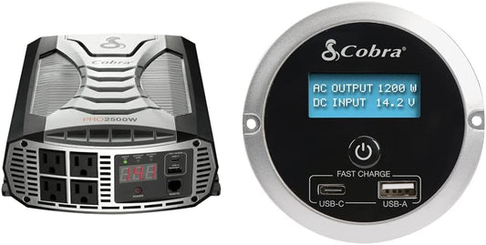 Cobra PRO 2500W Inverter: Power Your Devices Anywhere Safely
