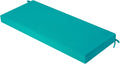 Outdoor Bench Cushion Waterproof 42 x 18 in Peacock Blue - Durable
