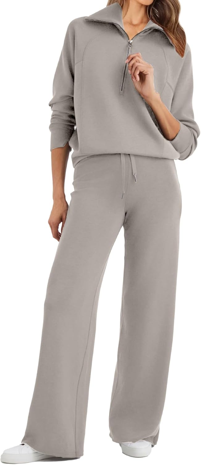 Glamaker Womens 2 Piece Outfits for Cozy Lounge and Travel
