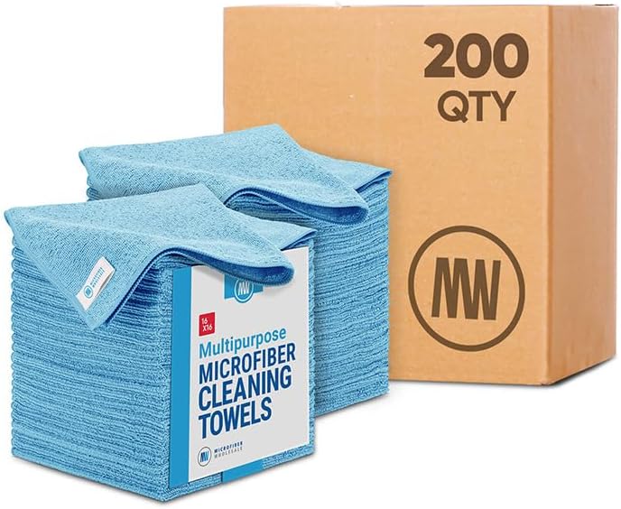 Microfiber Wholesale 16in x 16in All Purpose Towels for Cleaning