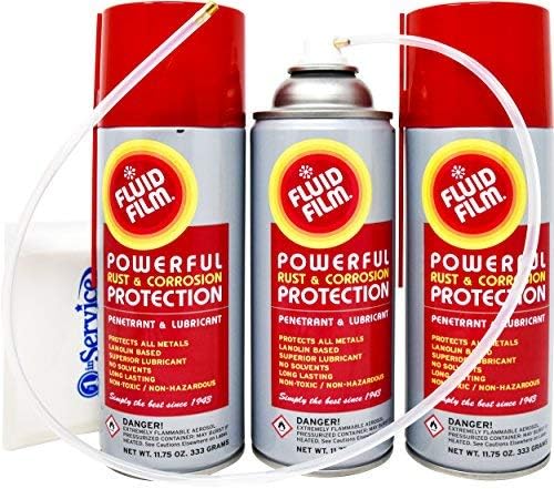 Fluid Film 11.75 oz. Spray 3-Pak with Extension Wand & Tissue