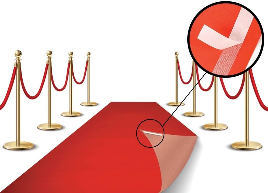 LEMONSODA Red Carpet Runner for Party - Glamorous Event Decor