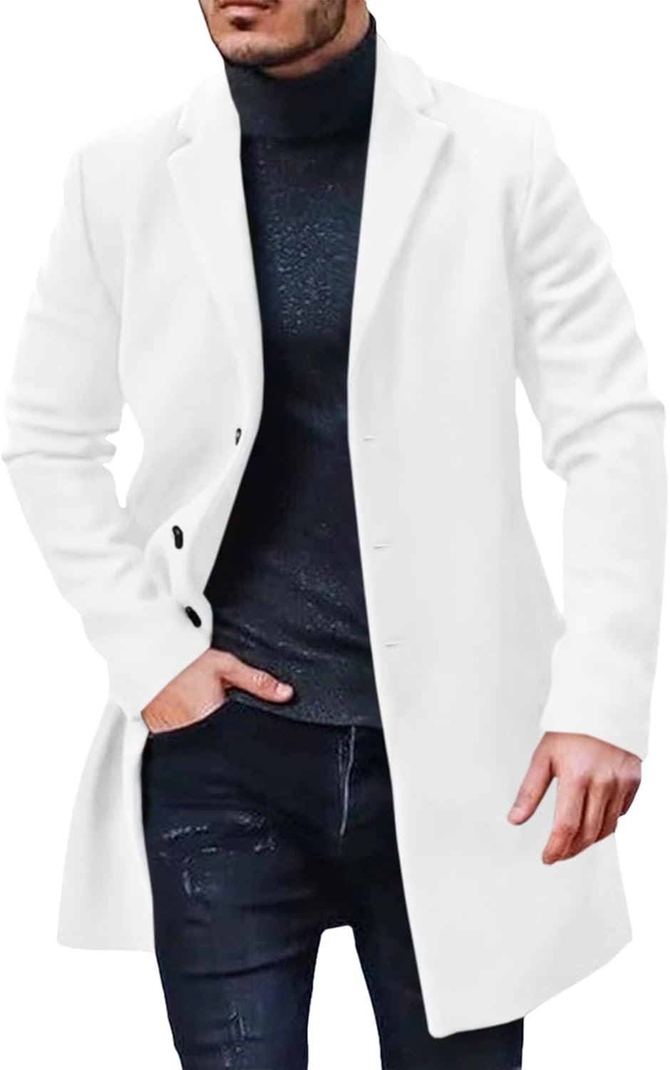 Gafeng Men's Trench Coat: Stylish Winter Overcoat for All Occasions