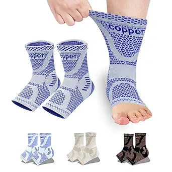 Copper Ankle Brace for Pain Relief and Support for All Activities