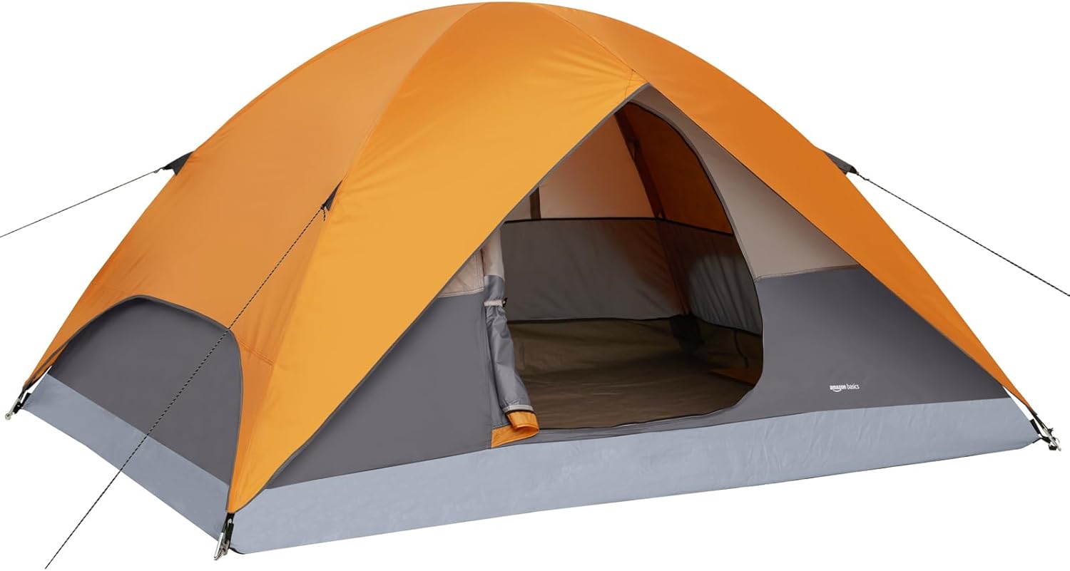 3-Season Dome Camping Tent for 2 Adults with Rainfly Design