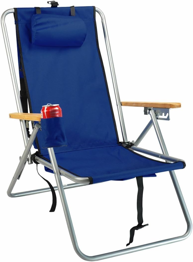 Hands-Free Navy Backpack Chair - Rio Brands