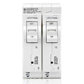 Leviton Surge Protective Device with Two 15A Plug-On Breakers - Panel