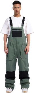 GSOU SNOW Ski Bibs Snowboard Pants Overalls - Warm Waterproof