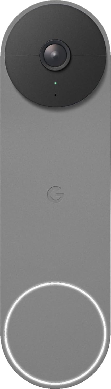 Google Nest Wireless Doorbell - Crisp 960x1280 Video - Ash