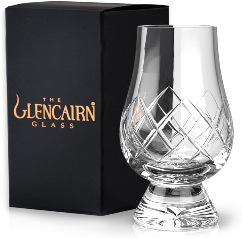 Glencairn Cut Premium Whiskey Glass for Connoisseurs Gift Set