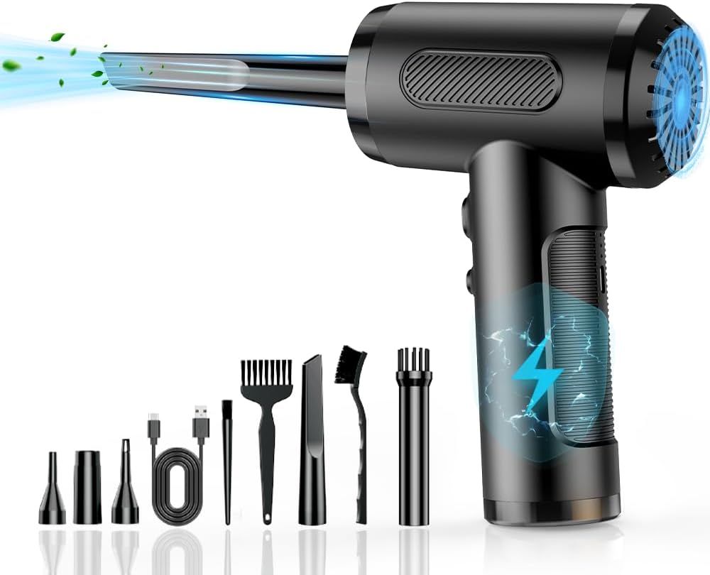 Rechargeable Electric Air Duster - Jet Dry Blower