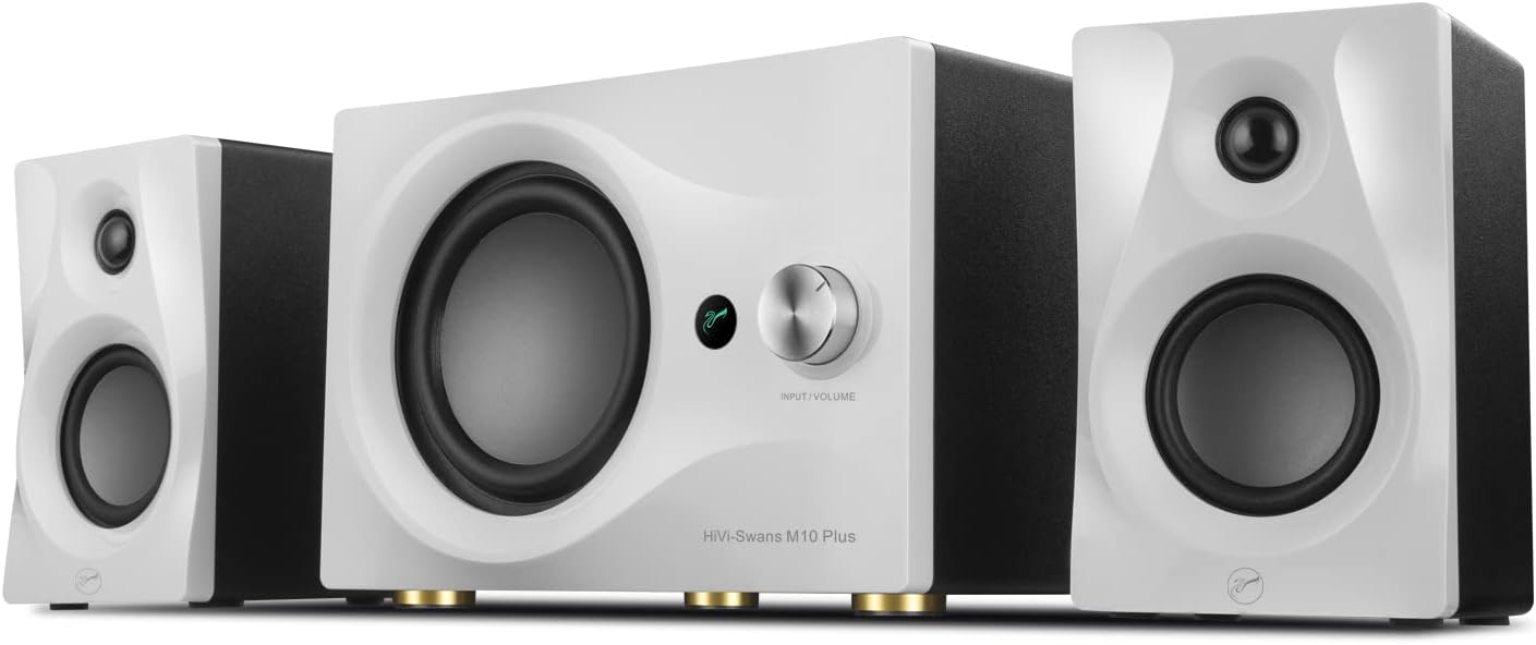 HiVi-Swans M10 Plus: 2.1 Stereo System with Subwoofer