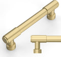 Brushed Gold Cabinet Pulls 3.75 in 10 Pack - Clean, Affordable Upgrade