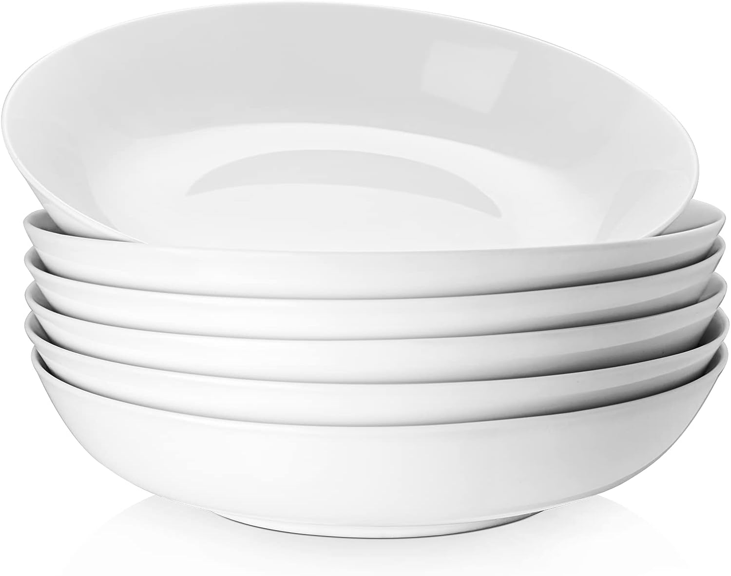 Y YHY 9 Inch Pasta Bowls Set of 6 for Serving Soup and Salad