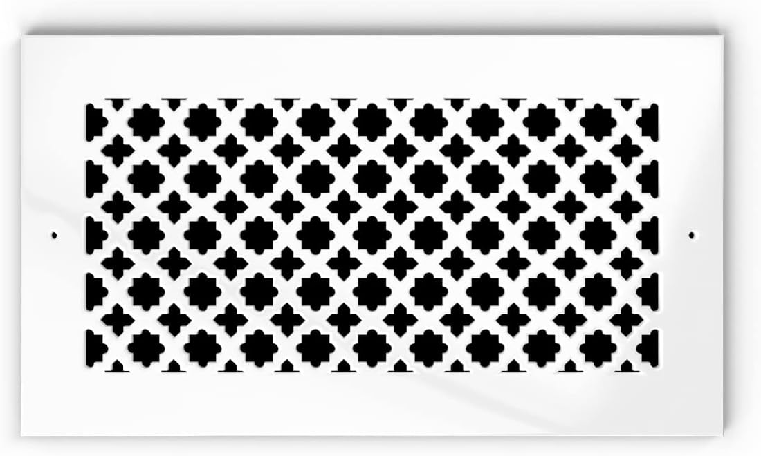 SABA Home Decor Air Vent Cover Grille - Stylish White Finish