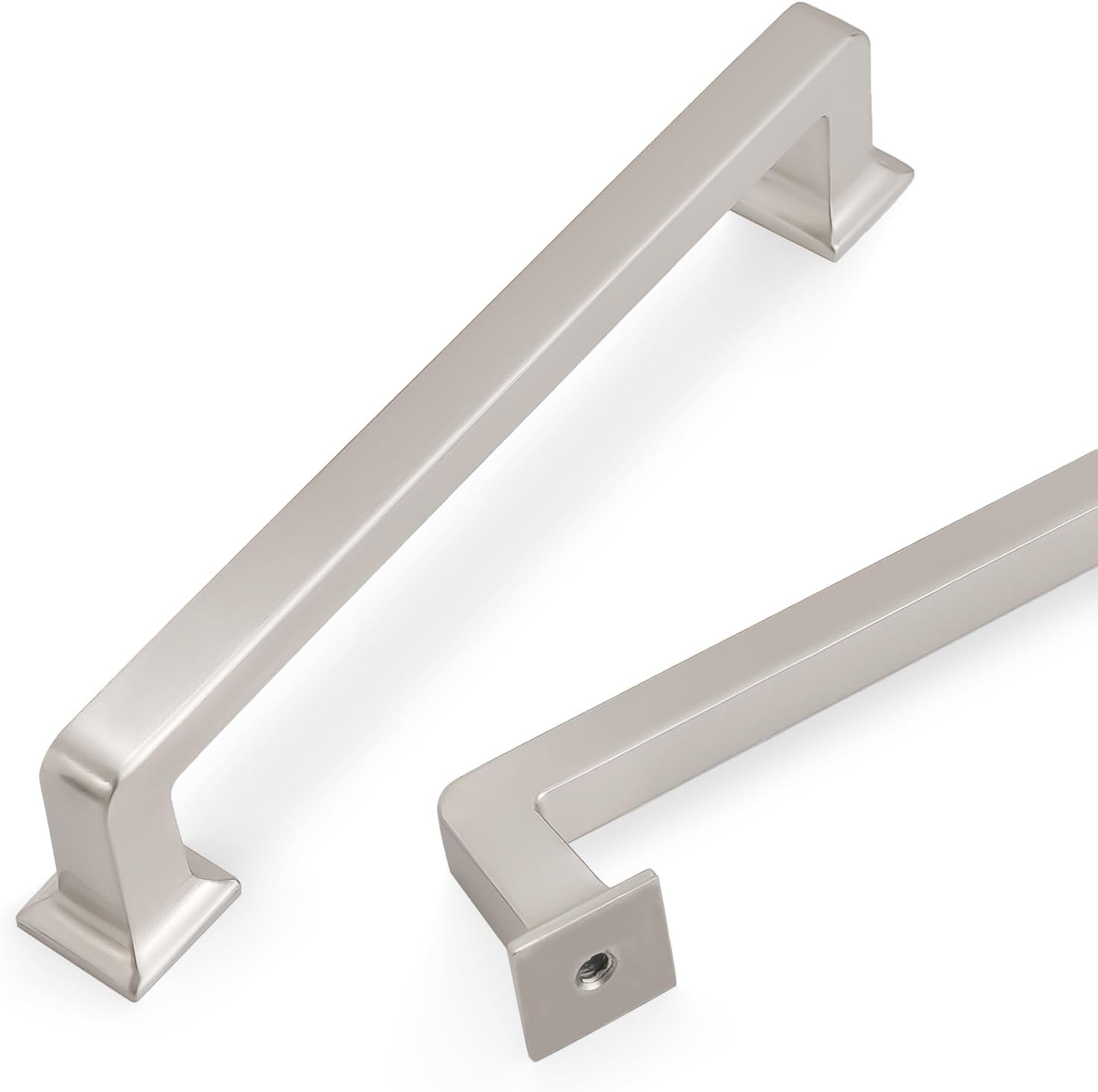Brushed Satin Nickel Cabinet Handles for Kitchen and Furniture