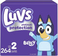 Luvs Size 2 Baby Diapers Platinum Protection - Bluey Pack