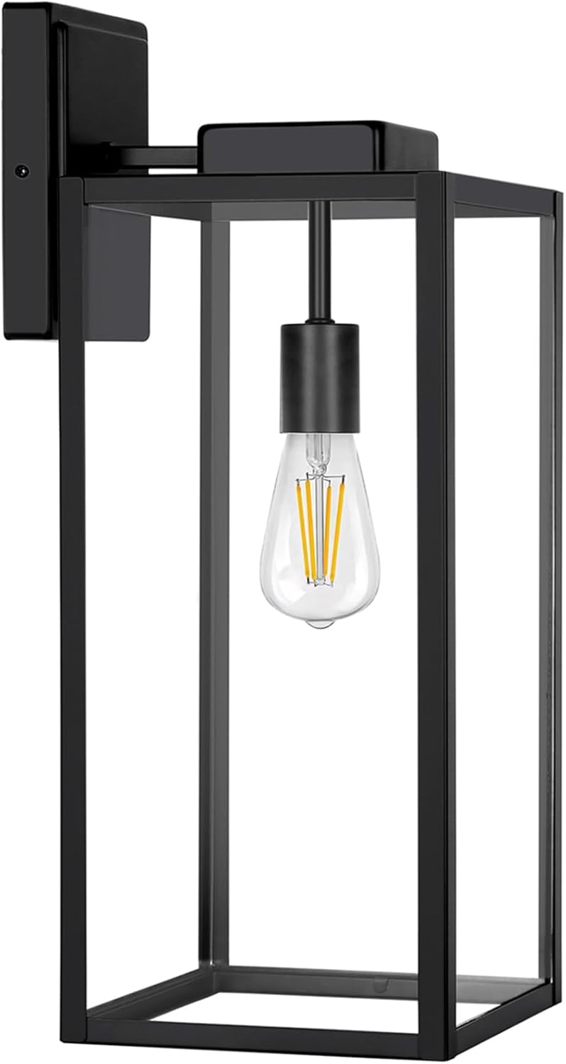 Hykolity Extra Large Outdoor Wall Lantern for Modern Spaces