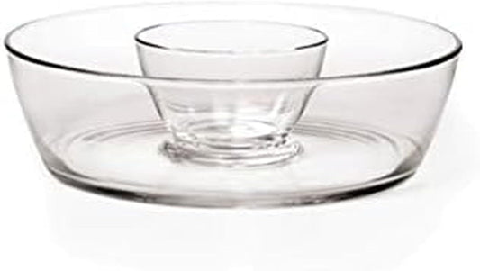 Mikasa Napoli Chip and Dip Set: Elegant 11-Inch Serving Bowls