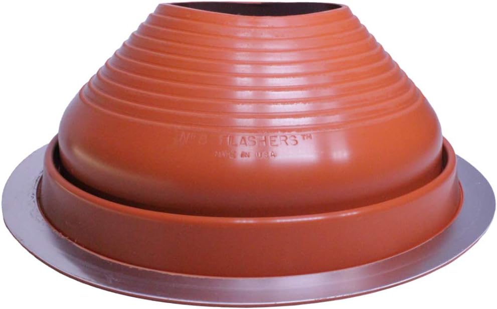Flashers #8 Silicone High Temp Flexible Roof Jack Pipe Boot