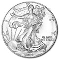 2002 Ounce American Silver Eagle.999 Fine Silver Dollar