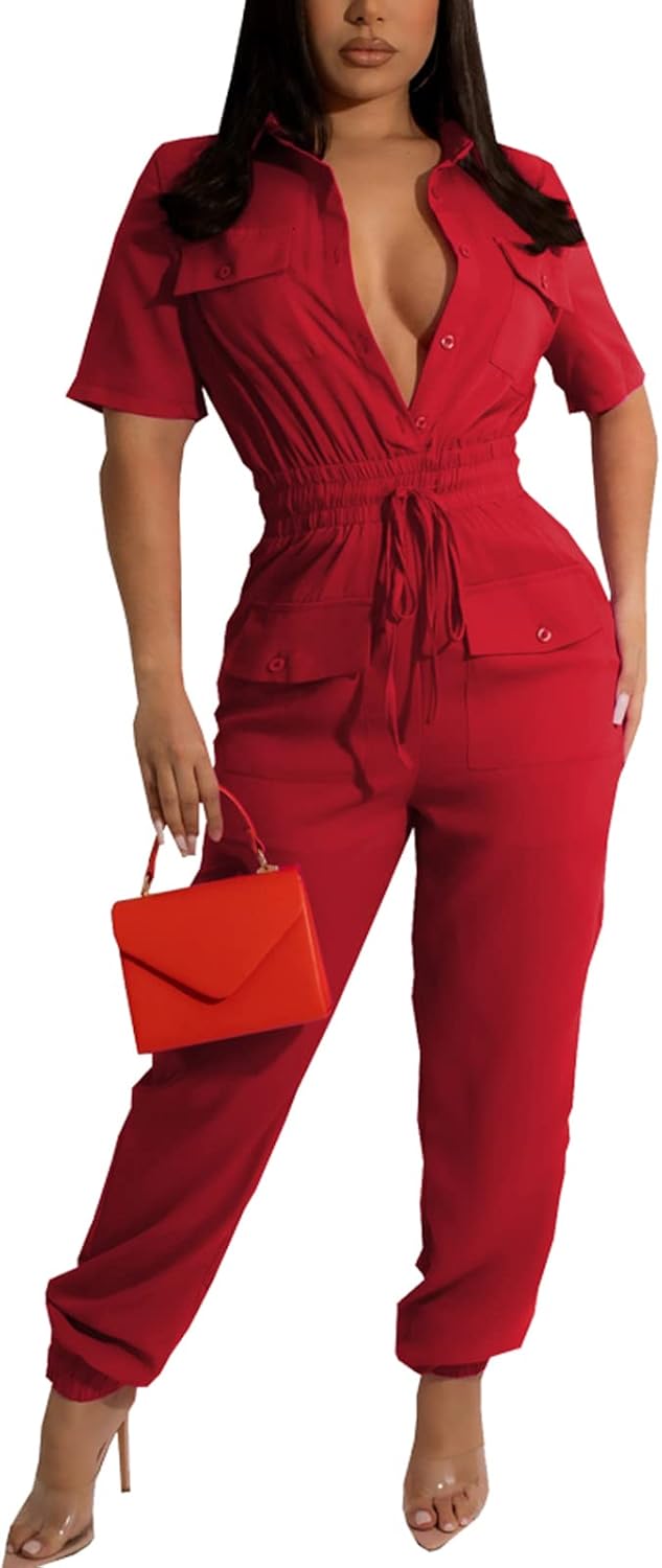 Stylish Women's Casual Long Sleeve Round Neck Jumpsuits for All
