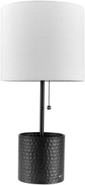 Globe Electric Cobain Table Lamp, Black - Vintage Look with USB