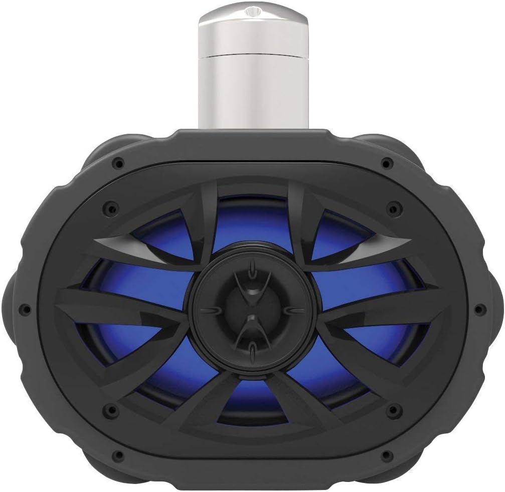 Powerful Marine Waketower Speaker - 600W, RGB LED, Weatherproof
