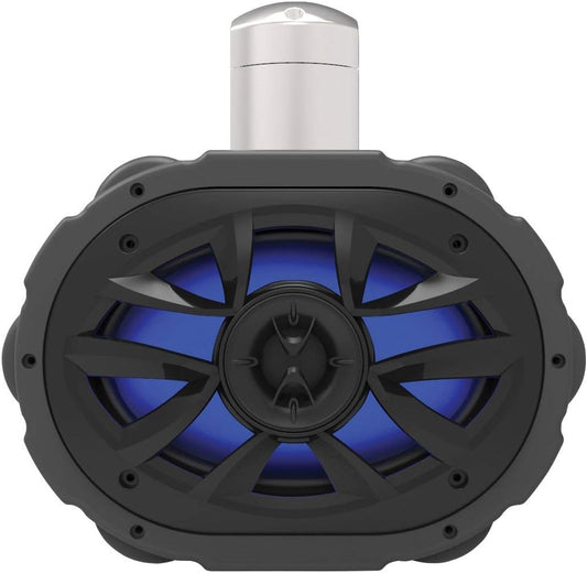 Powerful Marine Waketower Speaker - 600W, RGB LED, Weatherproof