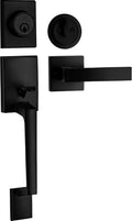 Berlin Modisch Single Cylinder HandleSet with Lever - Matte Black