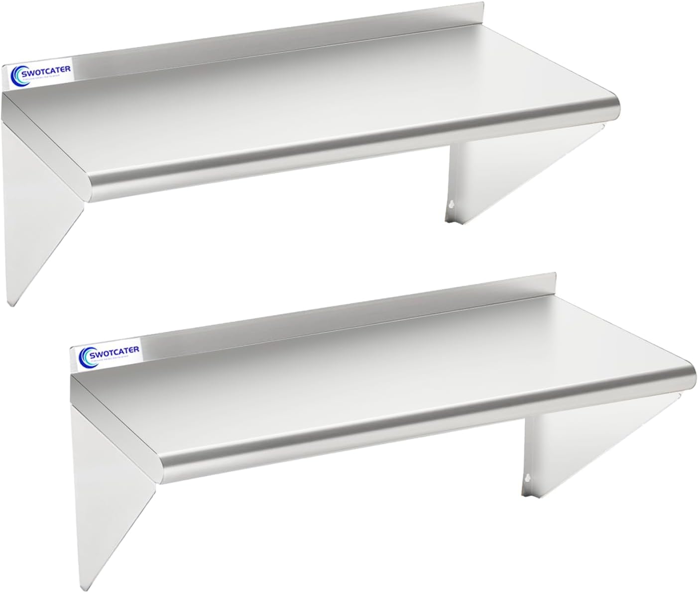 2 Pack Stainless Steel Shelf for Heavy Kitchen Appliances