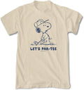 Riot Society Men's Short Sleeve Graphic Fashion T-Shirt - Peanuts Golf
