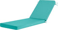 Outdoor Chaise Lounge Cushions with Waterproof Cover and Ties
