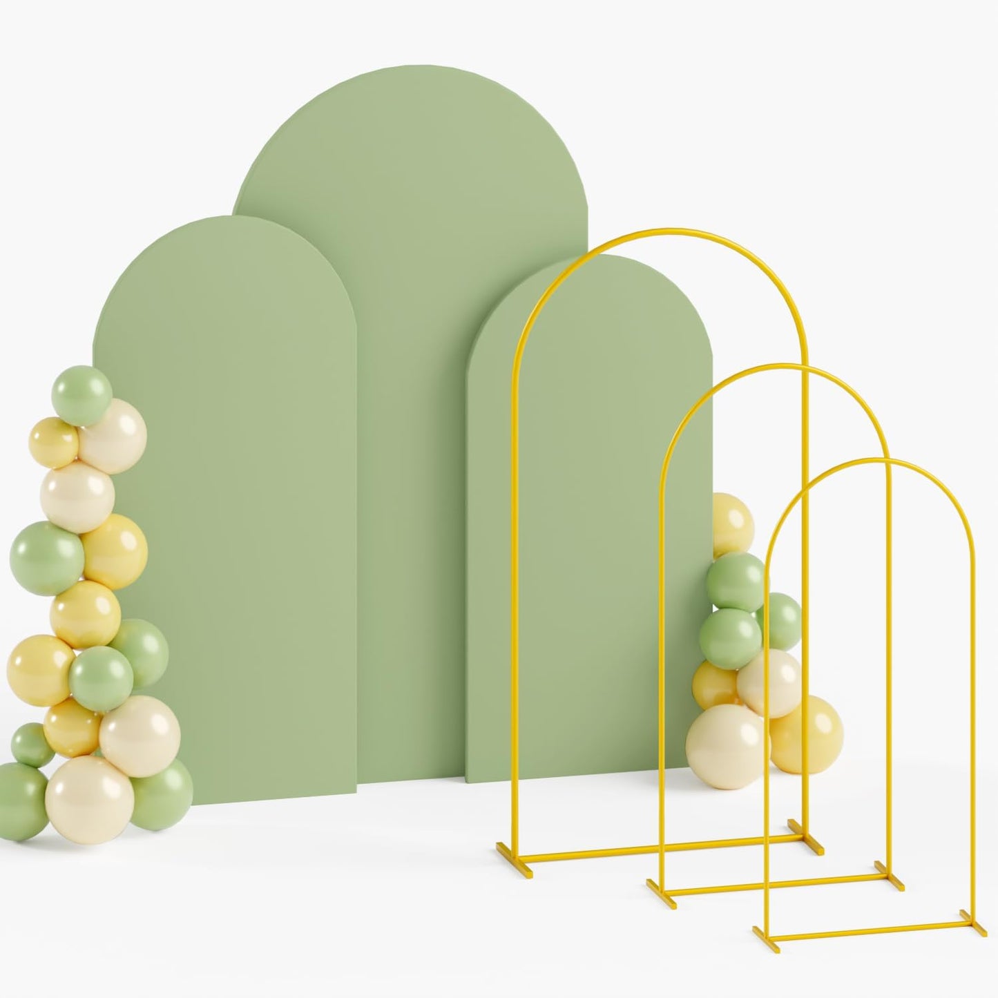 Arch Backdrop Stand and Cover Set for Elegant Wedding Decor