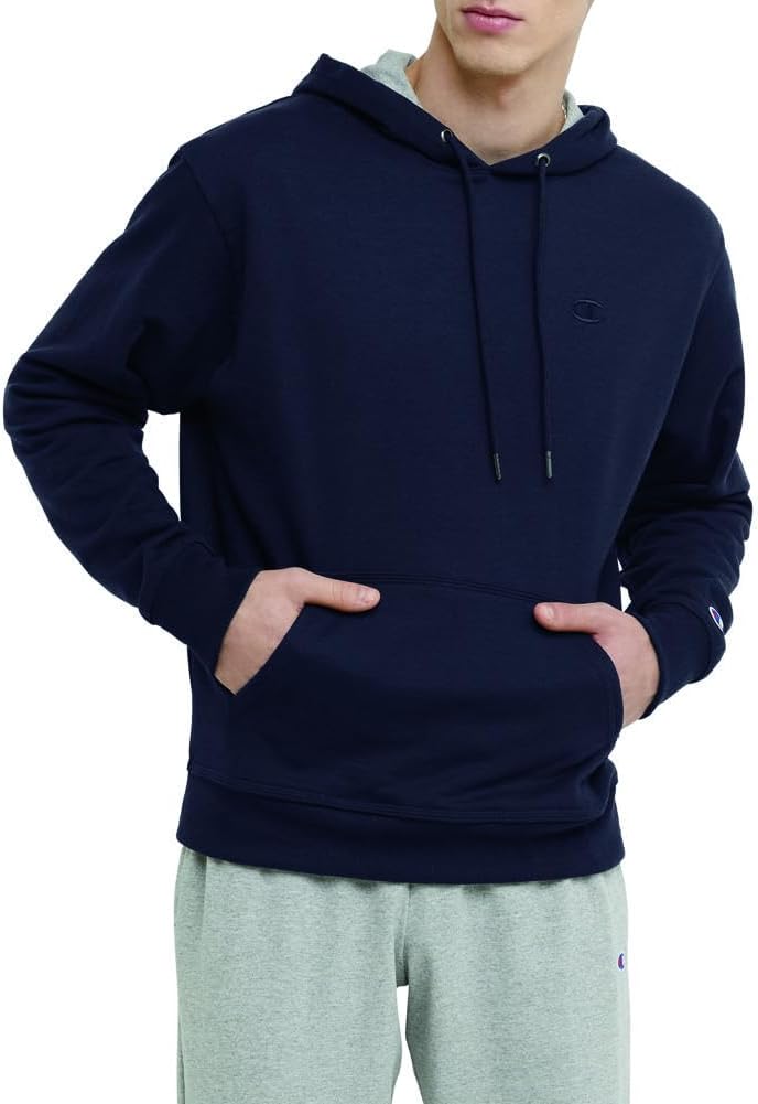 Champion Men's Powerblend Hoodie: Comfortable Fleece Sweatshirt