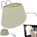 Evelots Bed Headboard Reading Lamp Book Light (2Pack) - Soft Fabric